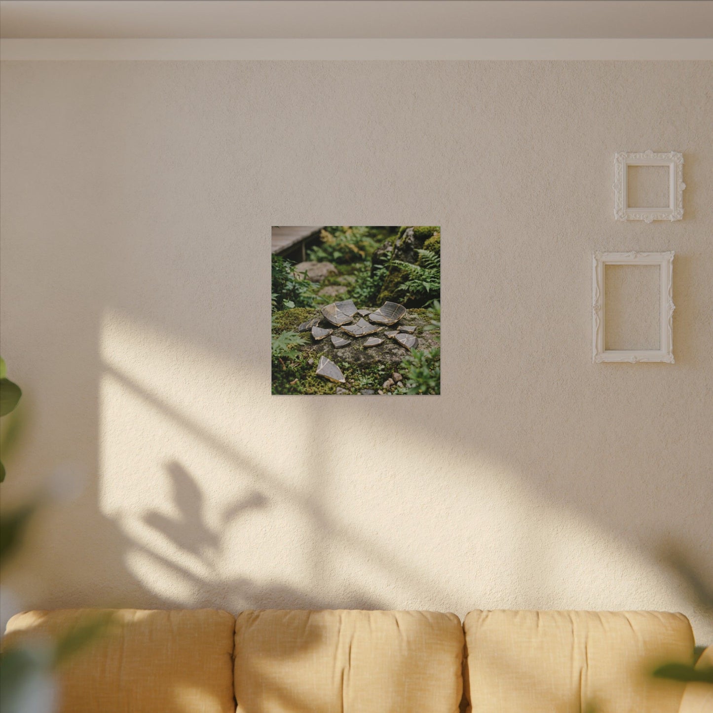 Summer Broken Pottery Gold Repair Canvas Art | Resilient Decor