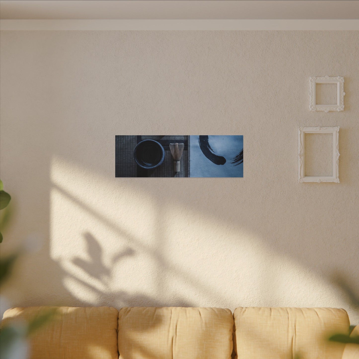 Tea Ceremony Enso Canvas Art | Calm Zen Art