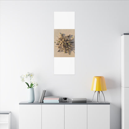 Dried Flowers Spring Canvas Art | Japandi Earthy Design