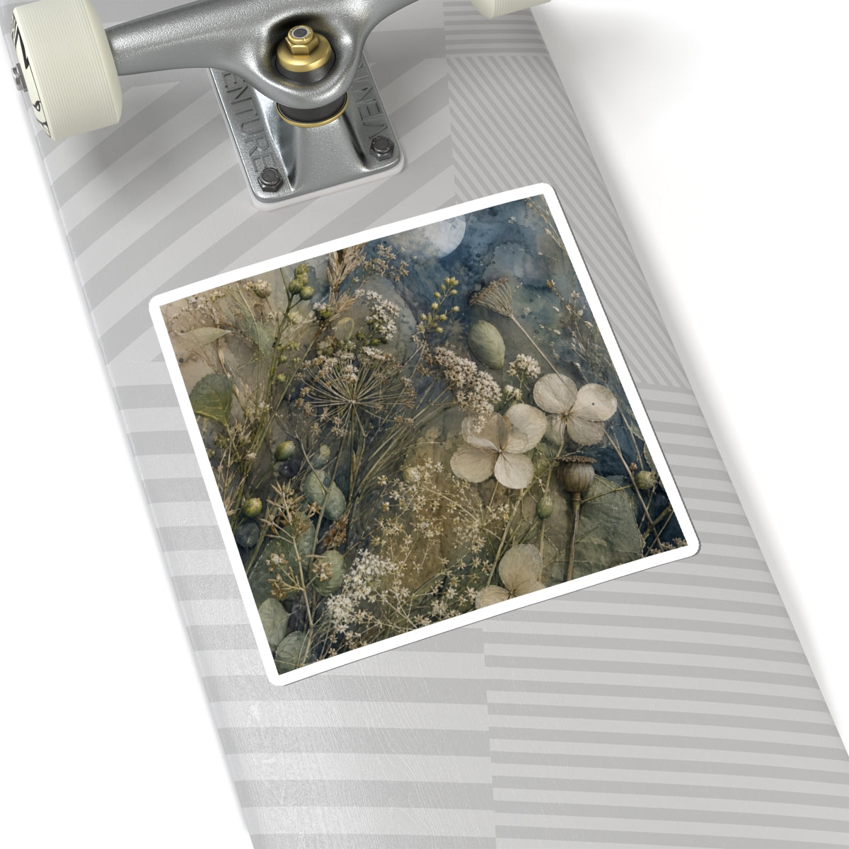 Dried Flowers Spring Sticker | Japandi Earthy Design