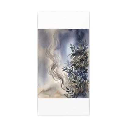 Incense Smoke Summer Canvas Art | Japandi Cozy Design
