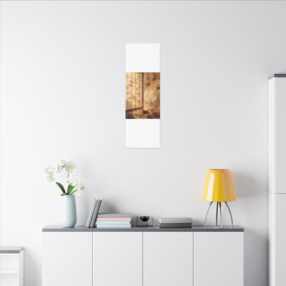 Candlelight Shoji Screen Canvas Art - Japandi Ma