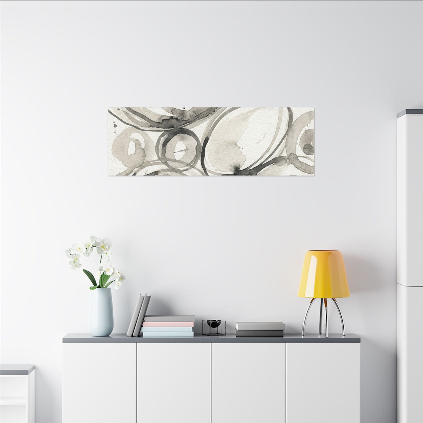 Handcrafted Feel Japandi Watercolor Canvas Art