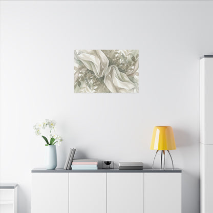 Summer Silk Drape Watercolor Canvas Art | Cozy Decor