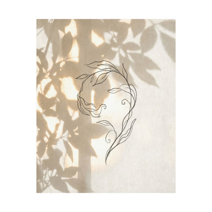 Candlelight Shoji Screen Wall Art Print - Japandi Fukinsei