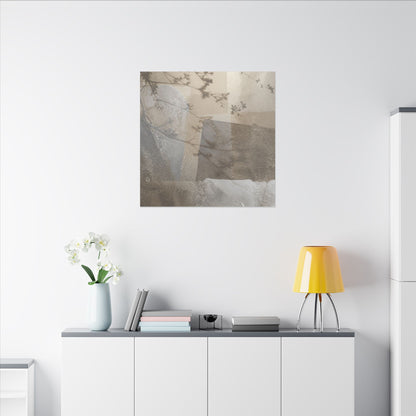 Neutral Shadow Play Canvas Art - Texture Japandi