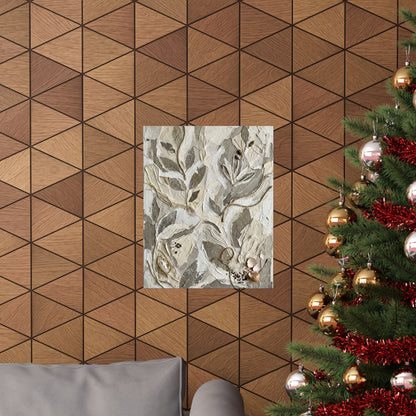 Japandi Textured Wall Art Print