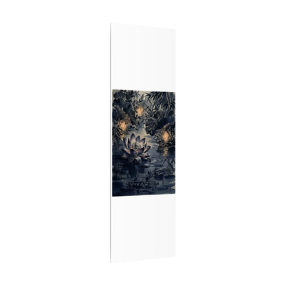 Fukinsei Lotus Flower Canvas Art - Zen Sumi E