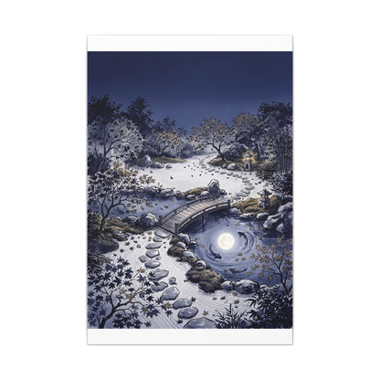 Torii Gate Enso Canvas Art | Contemplative Zen Art