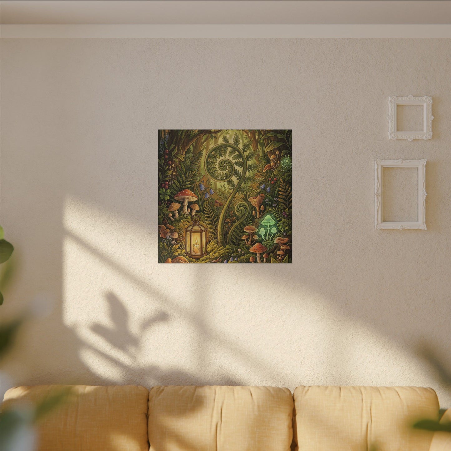 Elegant Ceramic Bowl Canvas Art - Minimal Line Japandi