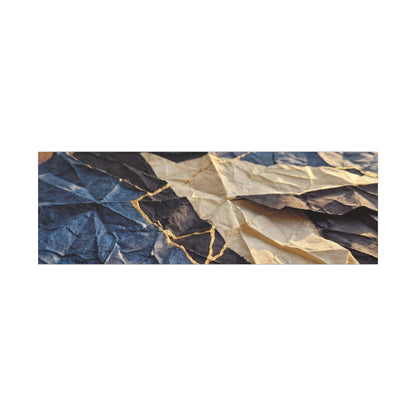 Golden Hour Paper Fold Canvas Art - Kintsugi Ma