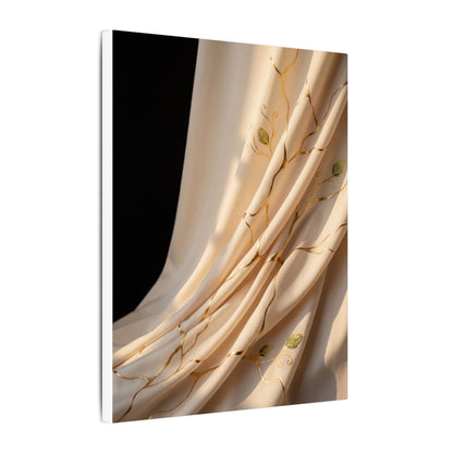 Golden Hour Silk Drape Canvas Art - Kintsugi Fukinsei