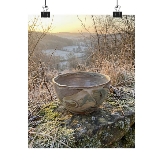 Shibui Ceramic Bowl Wall Art Print - Japandi Japanese Pattern Art Print