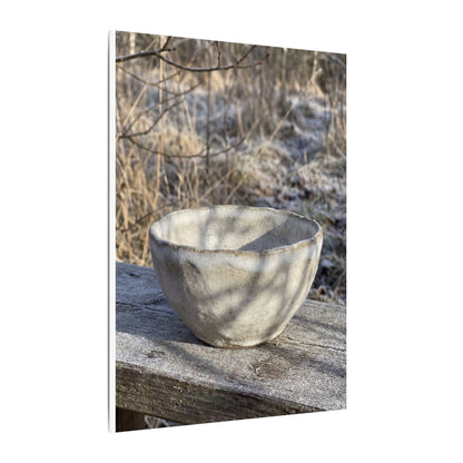 Dappled Ceramic Bowl Canvas Art - Japandi Fukinsei