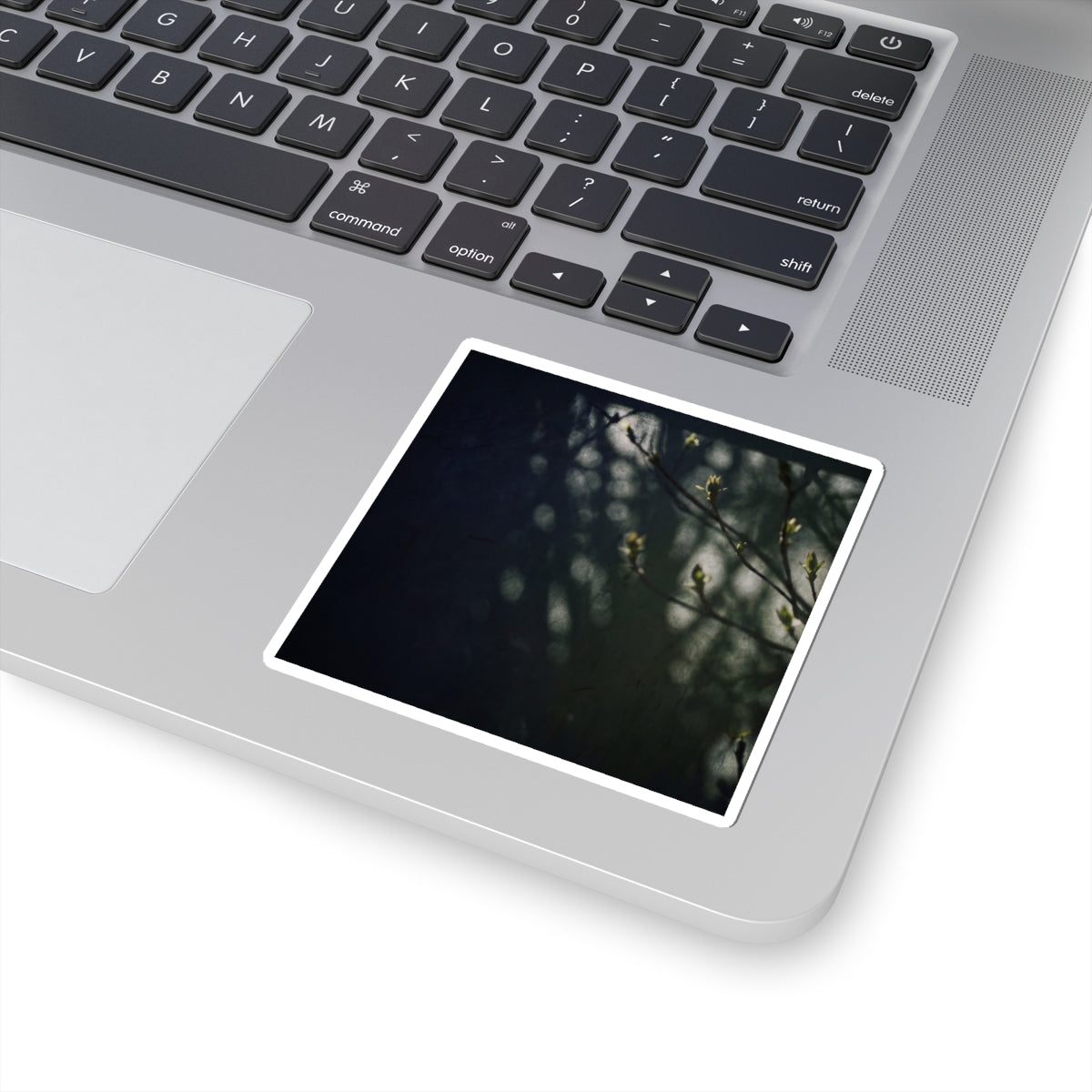 Shoji Screen Sticker | Spring Dark Japandi Moody Minimal Art Art Print