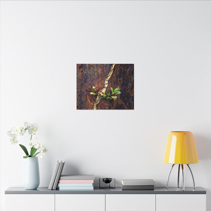 Overcast Rust Patina Canvas Art - Kintsugi Datsuzoku