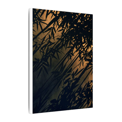 Sophisticated Shadow Play Canvas Art - Shadow Zen Dark Japandi