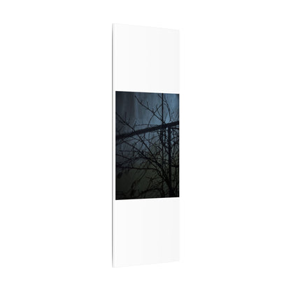 Moonlight Shadow Play Canvas Art - Dark Japandi Shibui
