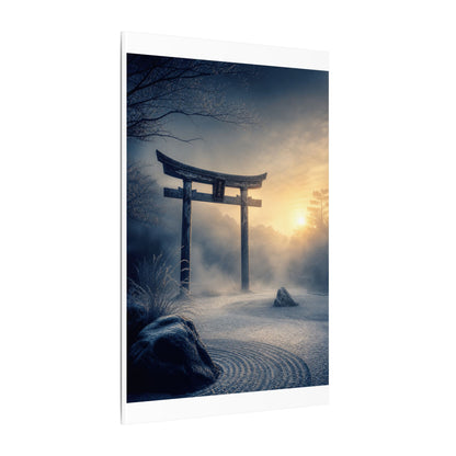 Zen Torii Gate in Golden Hour | Karesansui Canvas Art