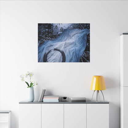 Moonlight Silk Drape Canvas Art - Zen Datsuzoku