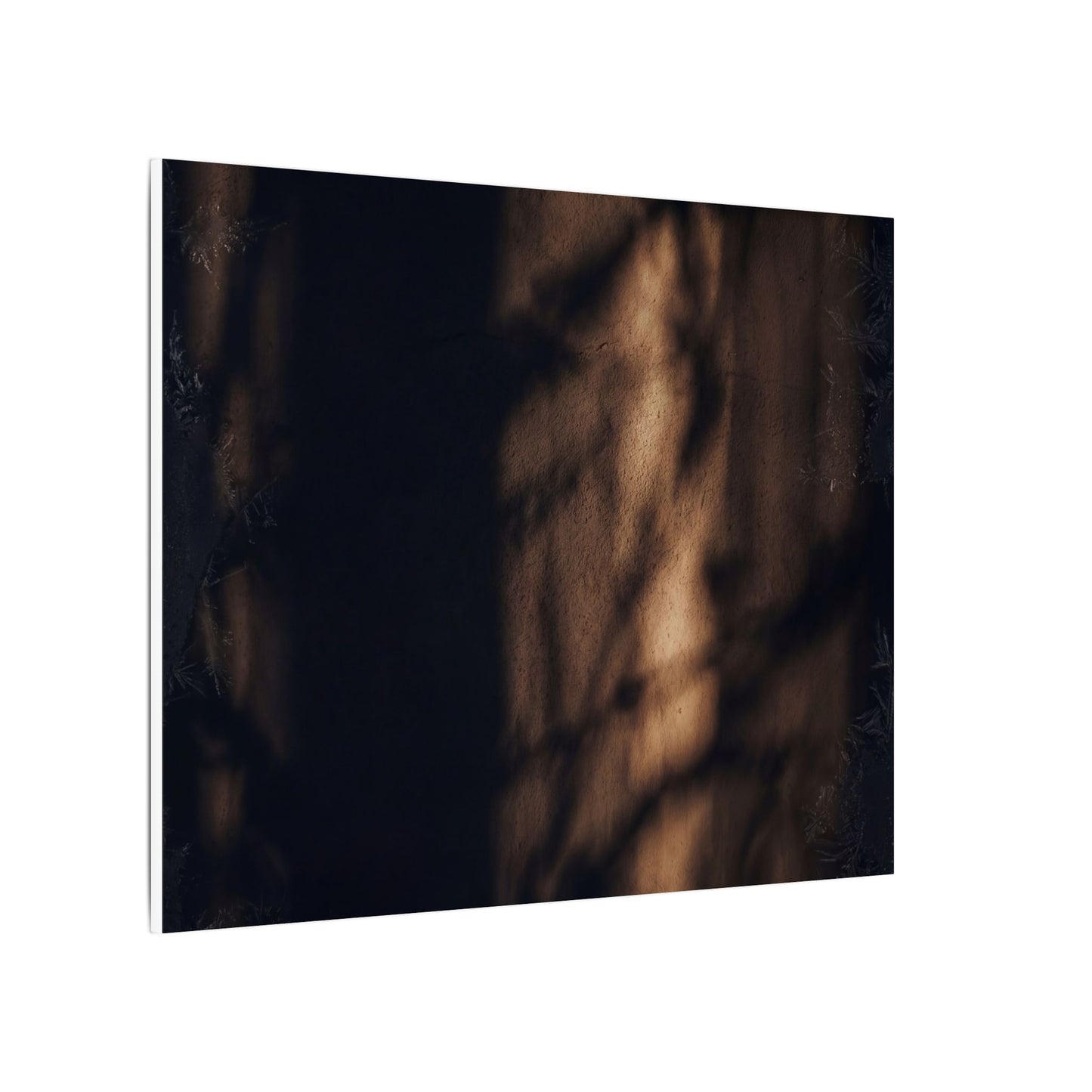 Winter Shadow Play Moody Minimal Canvas Art | Luxurious Decor