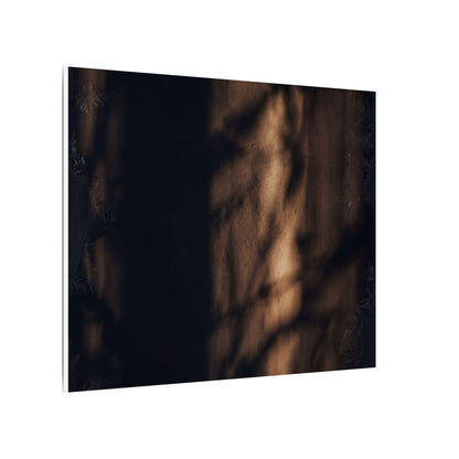 Winter Shadow Play Moody Minimal Canvas Art | Luxurious Decor