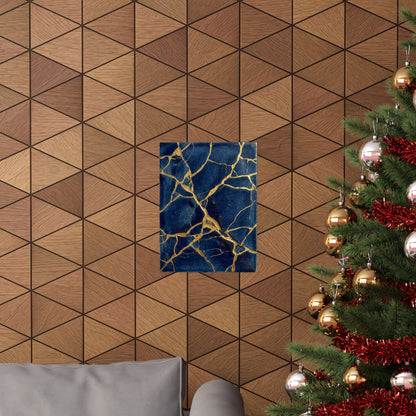 Kintsugi Crackle Wall Art Print