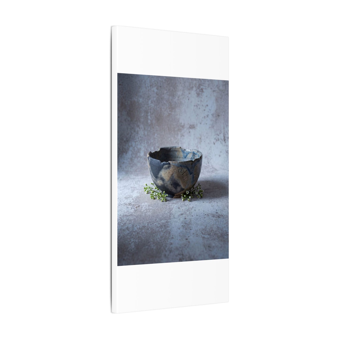 Ceramic Bowl Spring Canvas Art | Japandi Warm Design