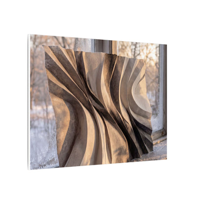 Mono No Aware Paper Fold Canvas Art - Japandi Minimal Line