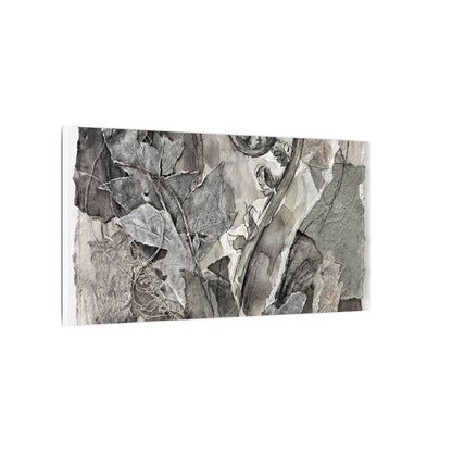 Japandi Fern Unfurling in Overcast | Texture Canvas Art