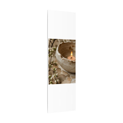 Kanso Ceramic Bowl Canvas Art - Japandi Watercolor