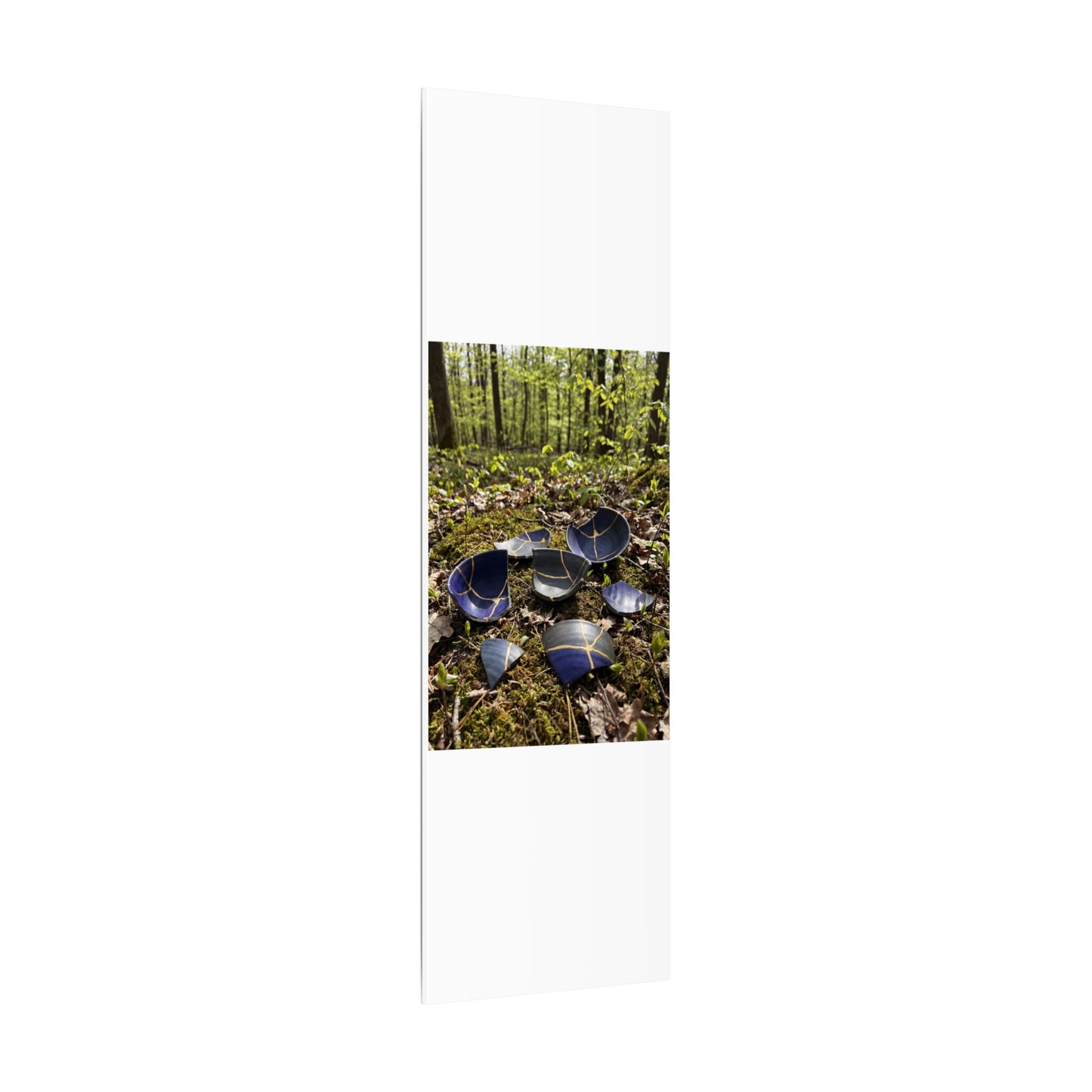 Philosophical Broken Pottery Canvas Art - Broken Beauty Kintsugi