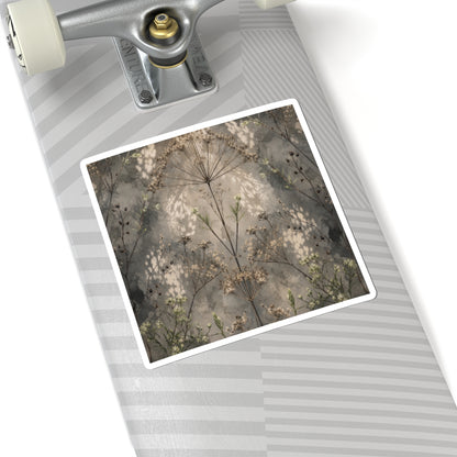 Dried Flowers Sticker | Spring Japandi Japanese Pattern Art