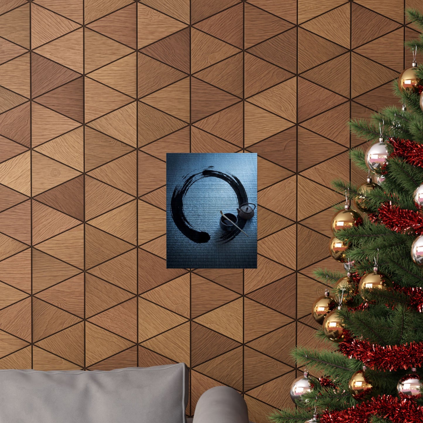 Peaceful Tea Ceremony Wall Art Print - Enso Zen