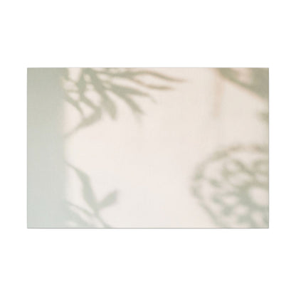 Dawn Shadow Play Canvas Art - Japandi Ma Art Print