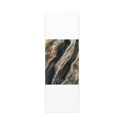 Silk Drape Winter Canvas Art | Japandi Cozy Design