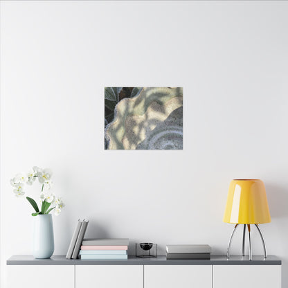 Dappled Ceramic Bowl Canvas Art - Japandi Seijaku