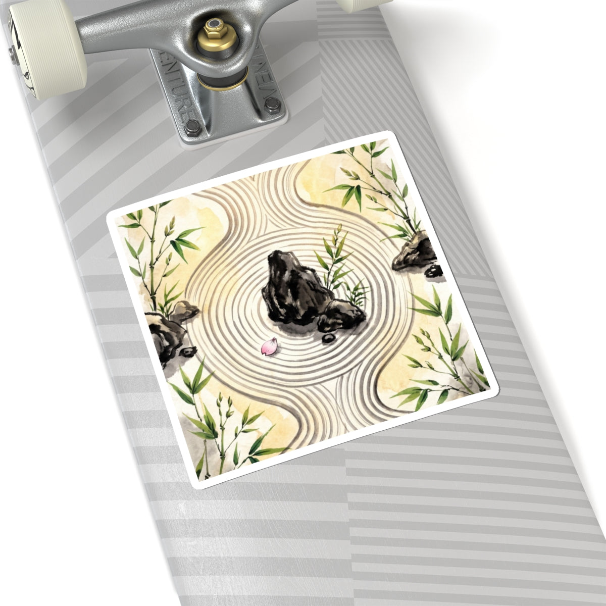 Rock Garden Spring Sticker | Zen Serene Design