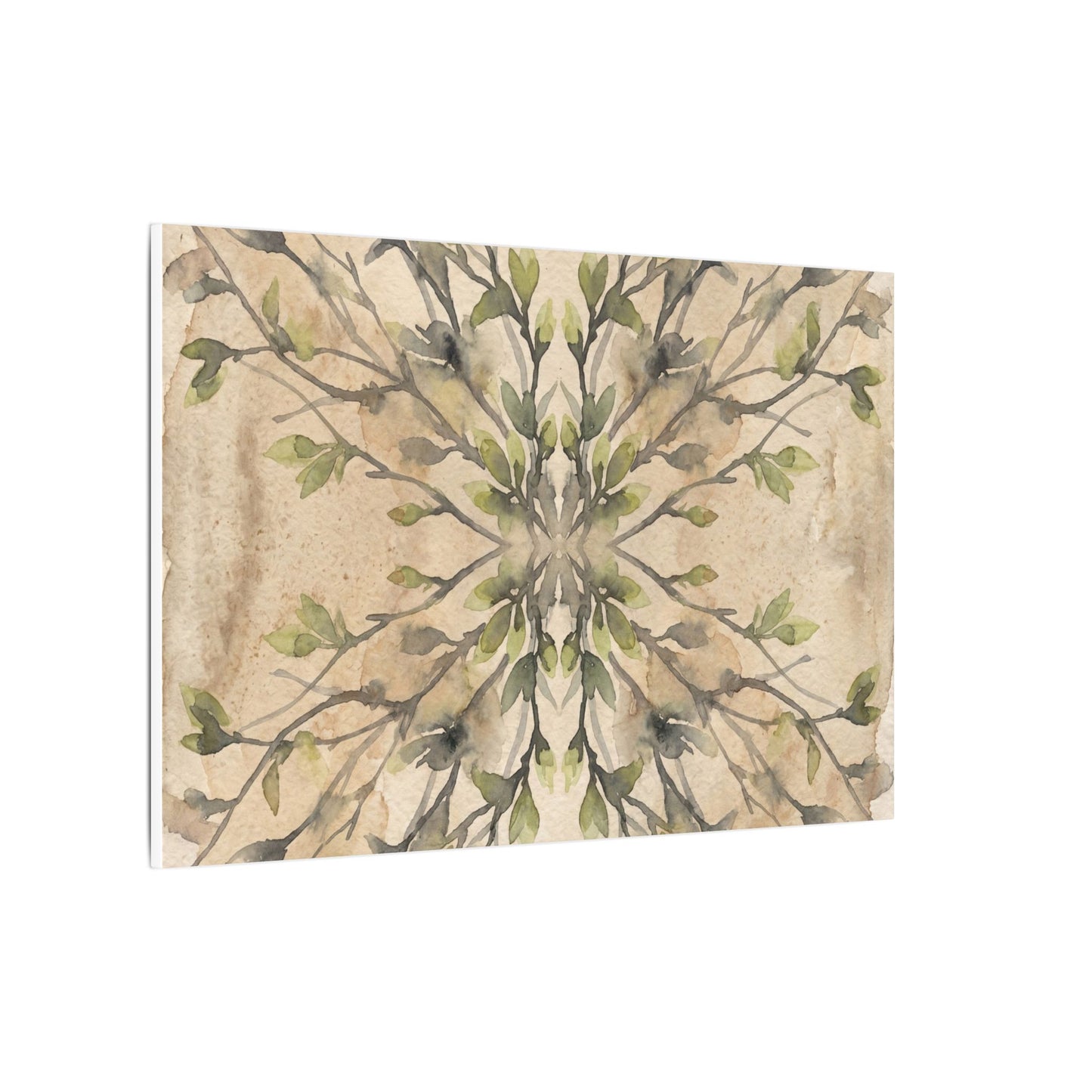 Shibui Shadow Play Canvas Art - Japandi Watercolor