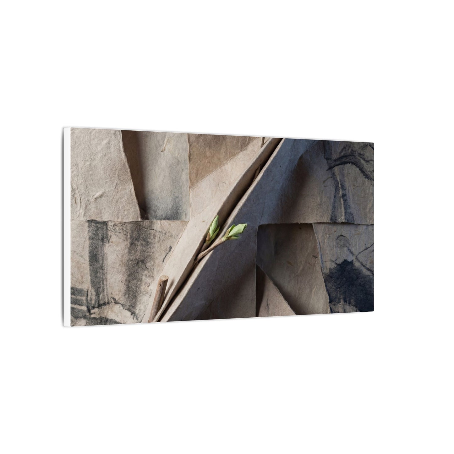 Paper Fold Canvas Art | Spring Japandi Japanese Pattern Art