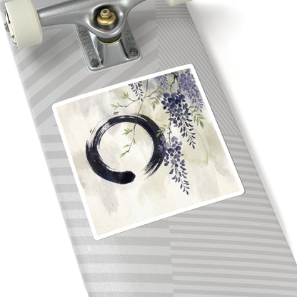 Shibui Wisteria Sticker - Zen Enso