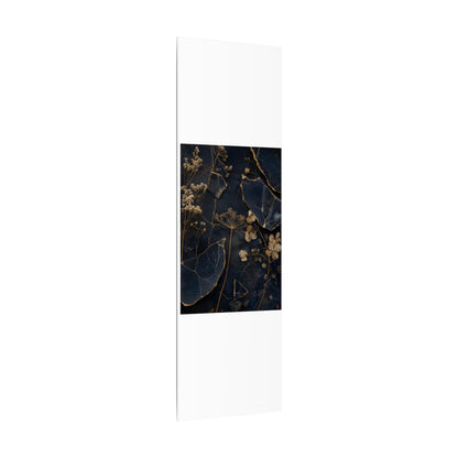 Philosophical Dried Flowers Canvas Art - Broken Beauty Kintsugi