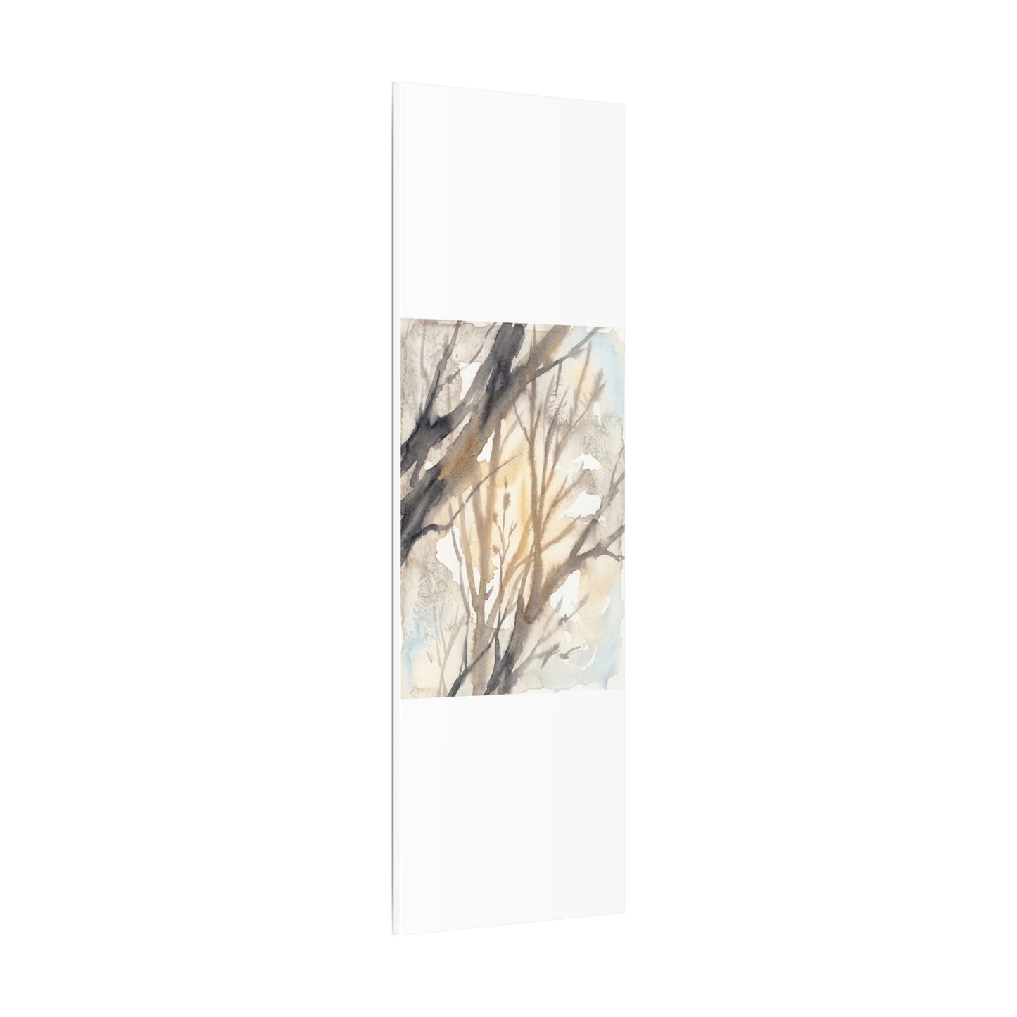 Ma Shadow Play Canvas Art - Japandi Watercolor