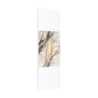 Ma Shadow Play Canvas Art - Japandi Watercolor