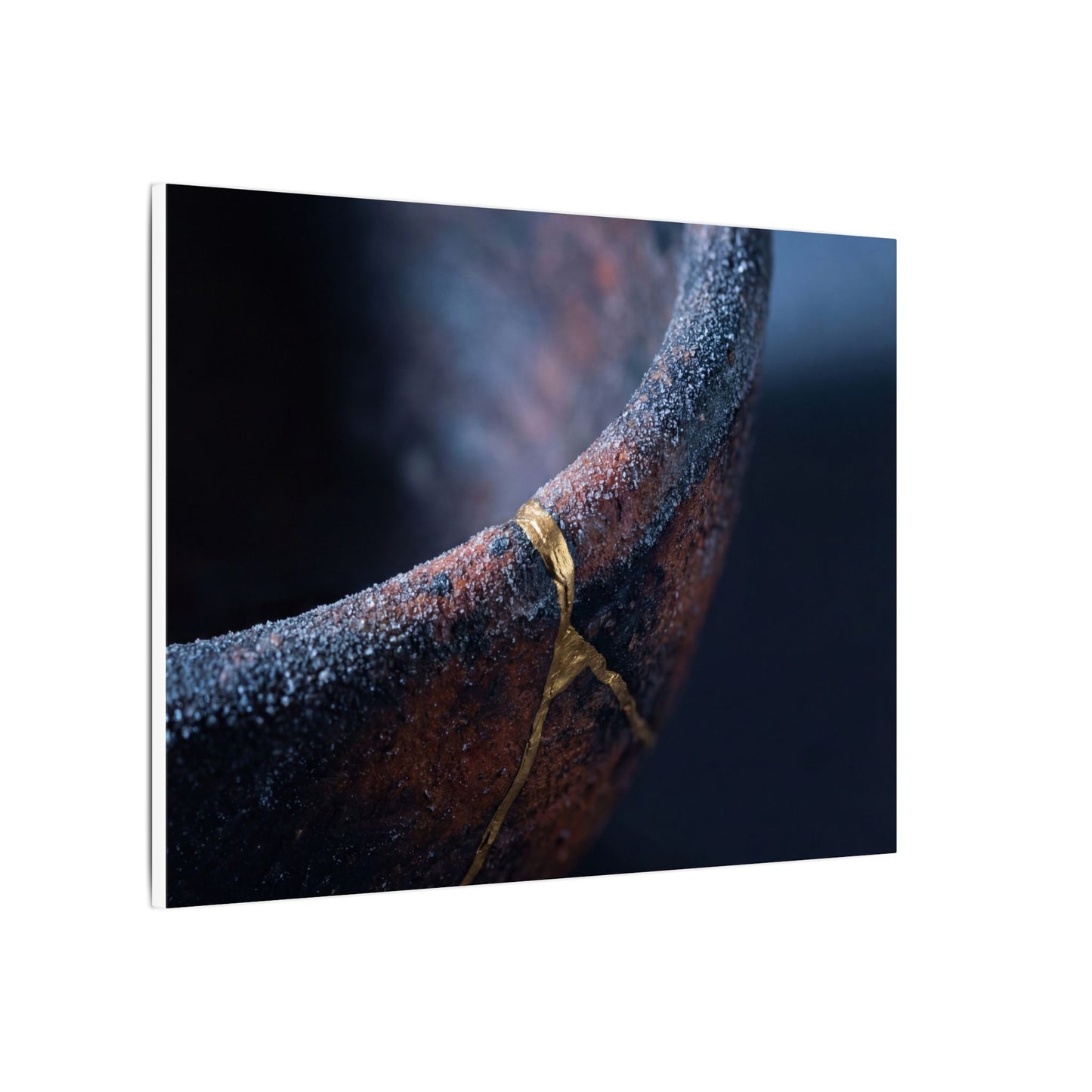 Artful Ceramic Bowl Canvas Art - Broken Beauty Kintsugi