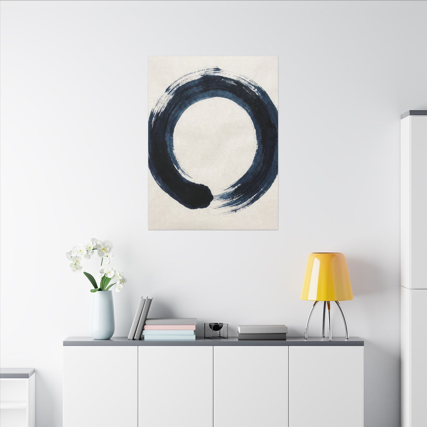 Balanced Meditation Zen Enso Canvas Art