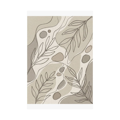 Japandi Minimal Line Wall Art Print