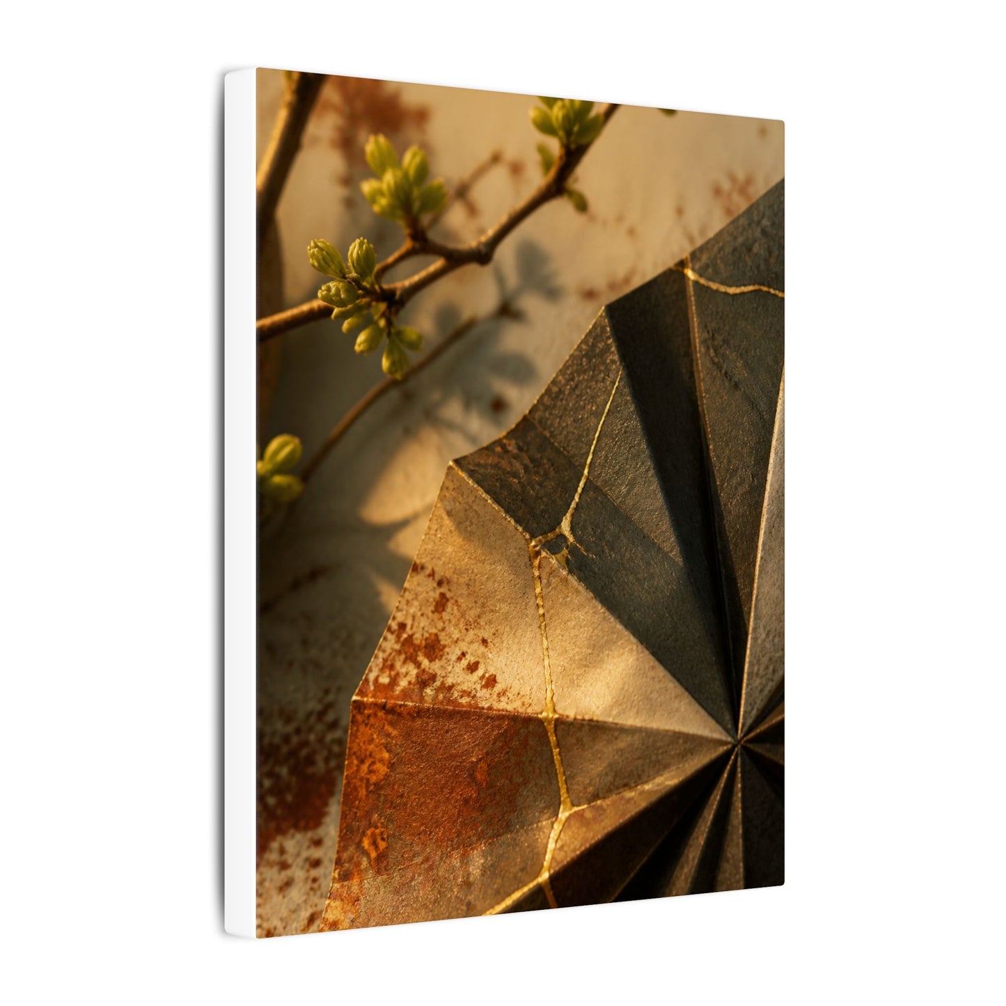 Ma Paper Fold Canvas Art - Kintsugi Broken Beauty
