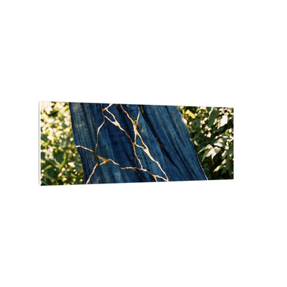 Resilient Silk Drape Canvas Art - Gold Repair Kintsugi