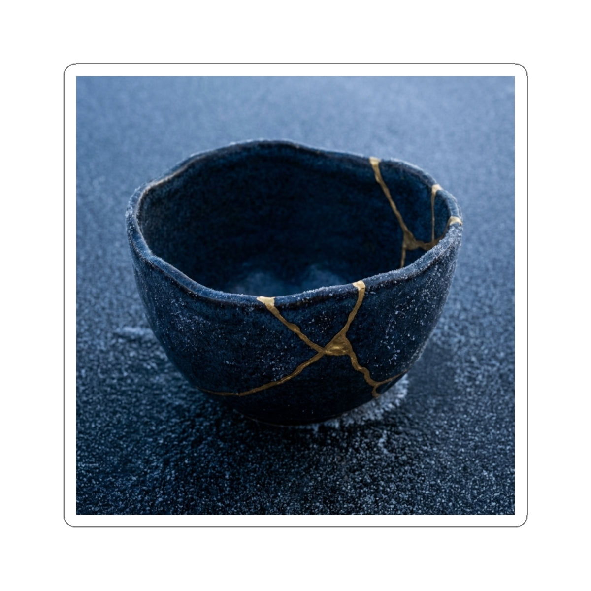 Moonlight Ceramic Bowl Sticker - Kintsugi Kanso